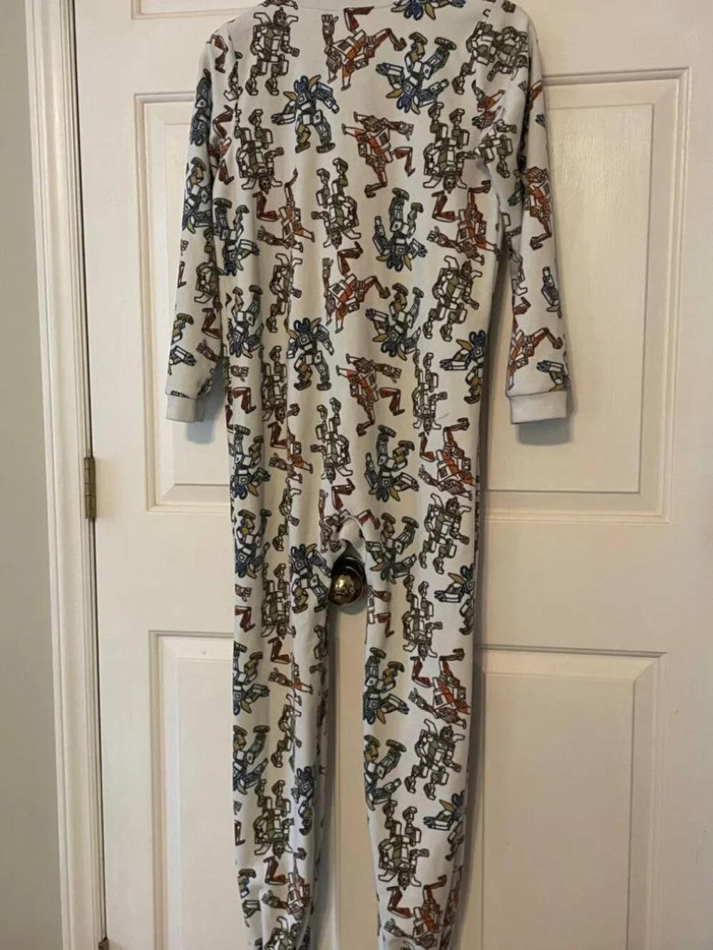 Super Cozy Carter's Boys 14 Robot Print Full-Zip Footie Pajama - Perfect for Kid